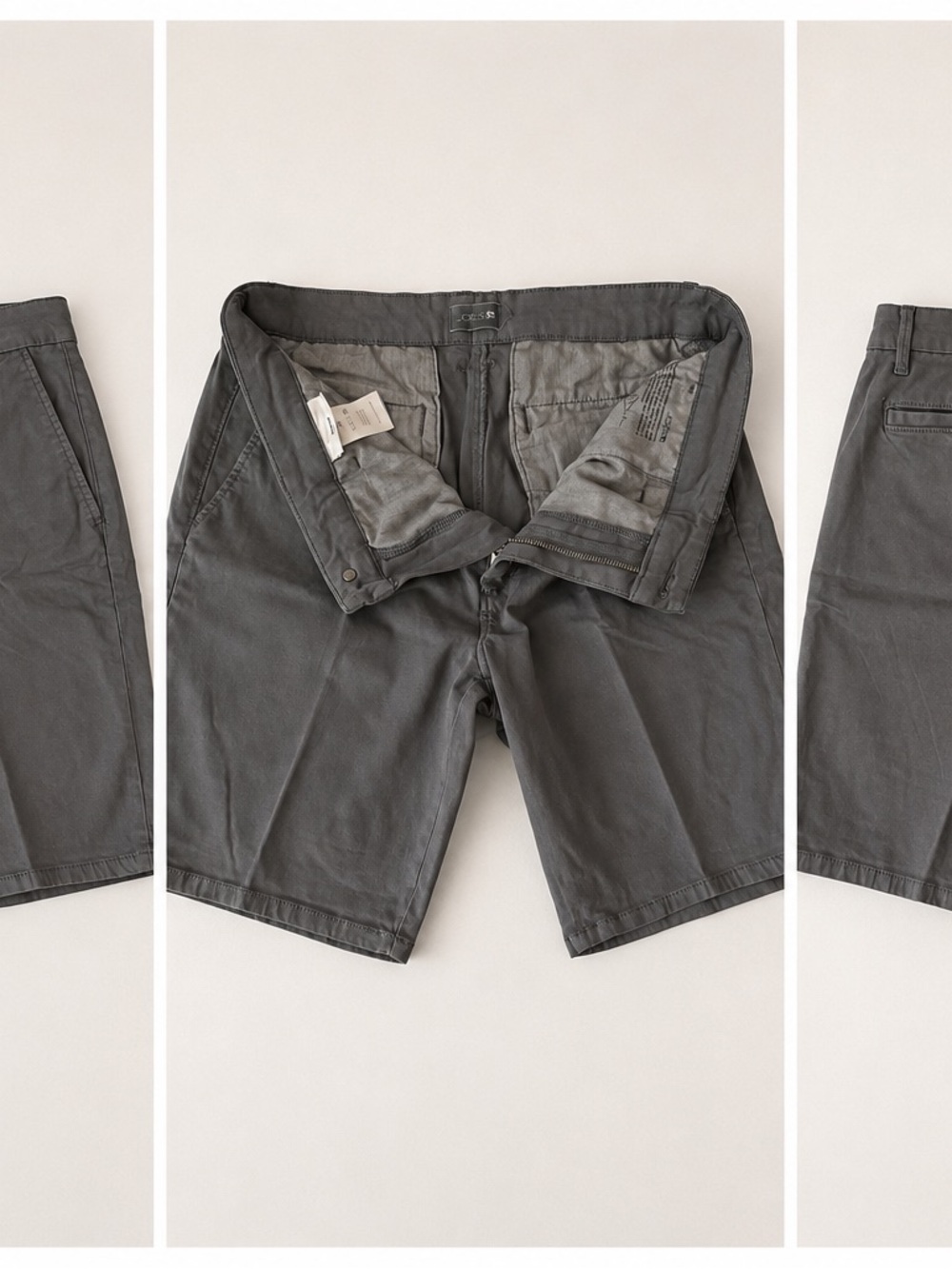 Joe's Jeans Men's Charcoal Flat-Front Shorts